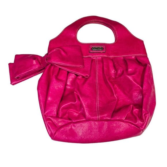 10/$25🦋 XOXO Pink Bow Shoulder Bag - Picture 3 of 11